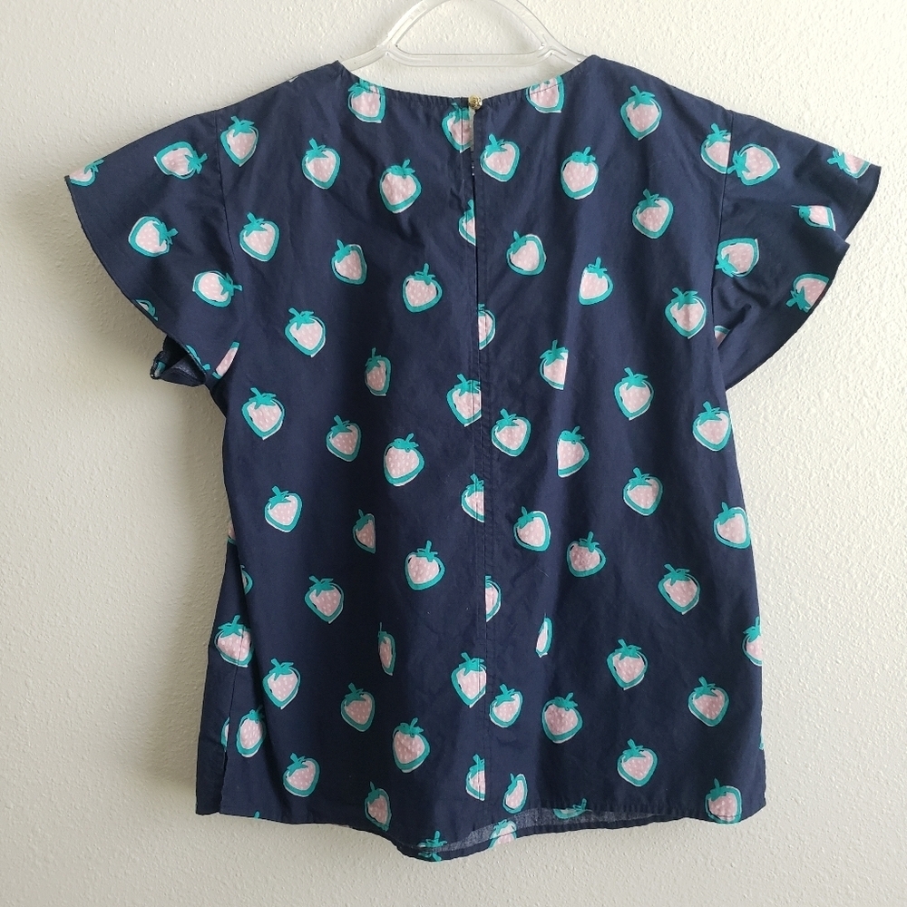 Draper James Strawberry Cloister Blouse - Picture 5 of 9